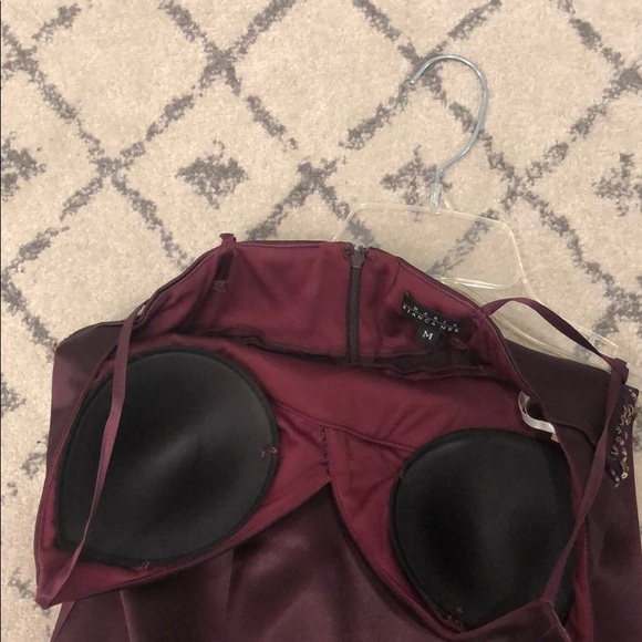 Maria blanco nero purple/ burgundy dress - Picture 4 of 5